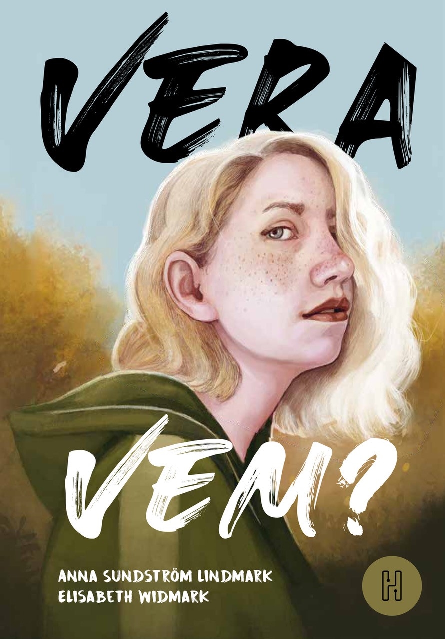 På pärmen till boken Vera vem finns en tonårsflicka med långt ljust hår och fräknar.